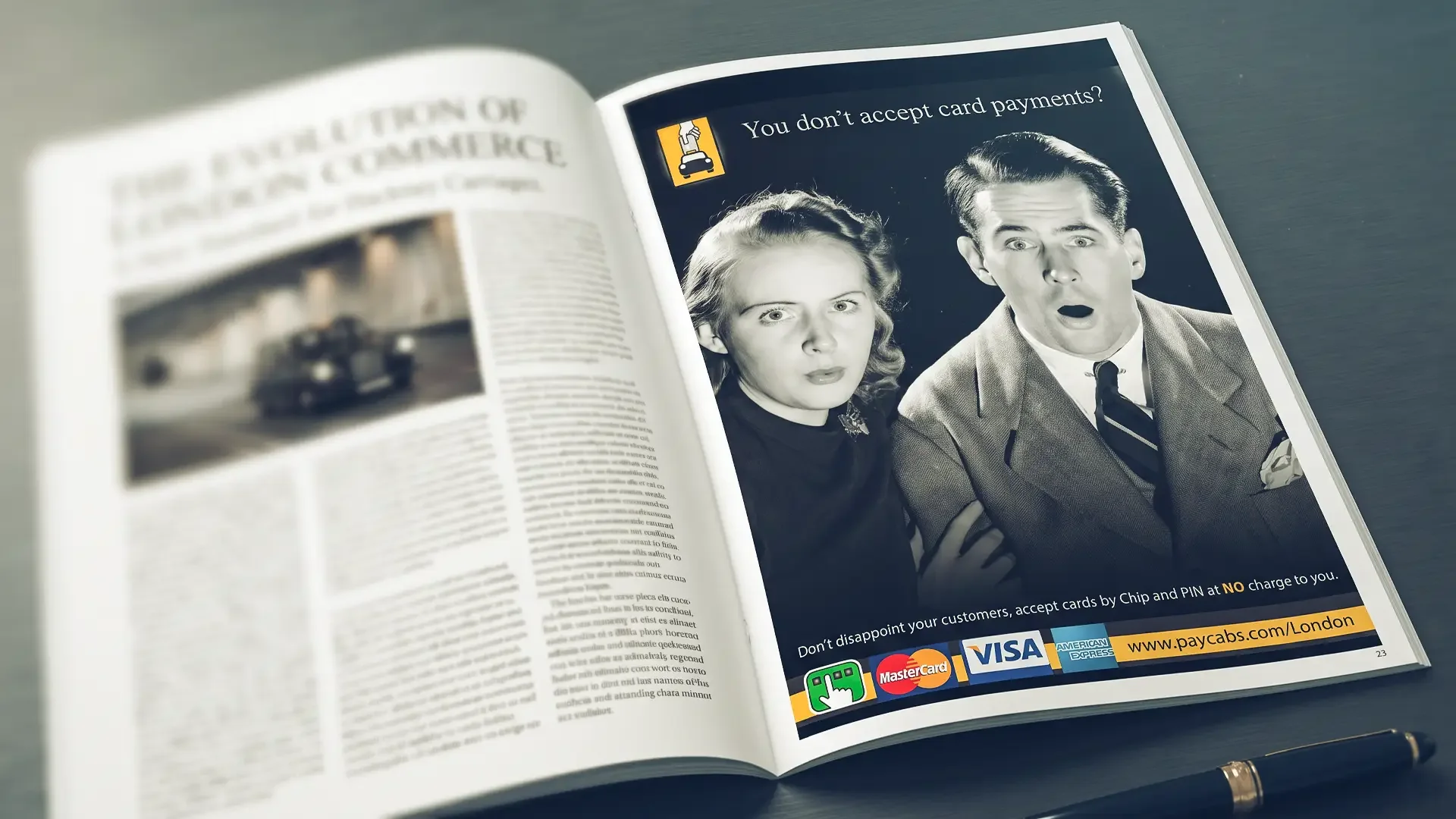CabCard marketing campaign artwork