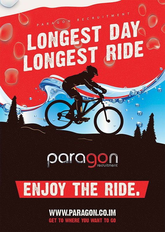 Paragon Recruitment Longest Day Longest Ride event artwork