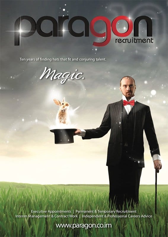 Paragon Recruitment Magic campaign artwork