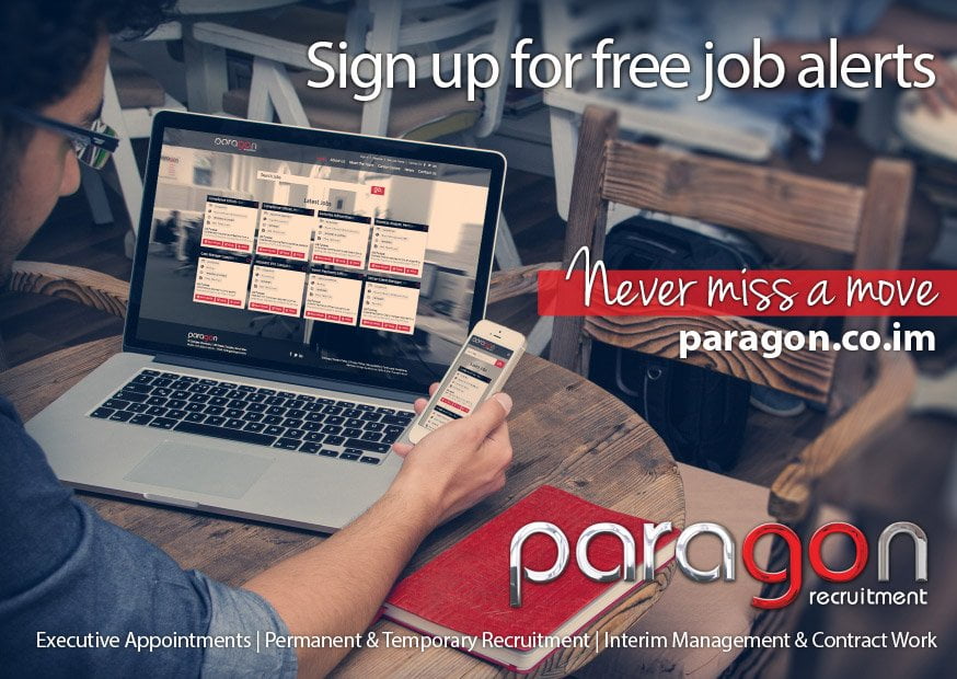Paragon Recruitment job alerts postcard campaign