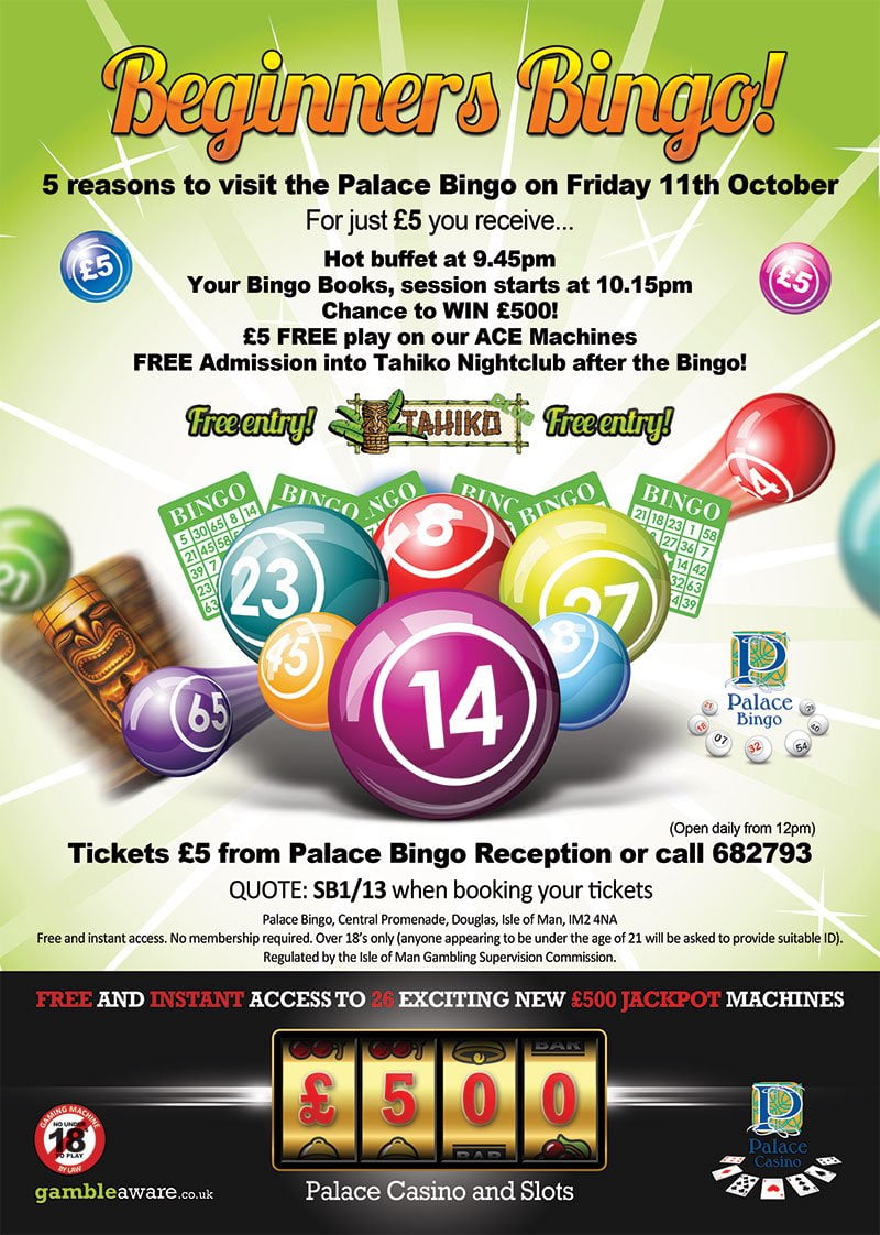 A poster of bingo balls.