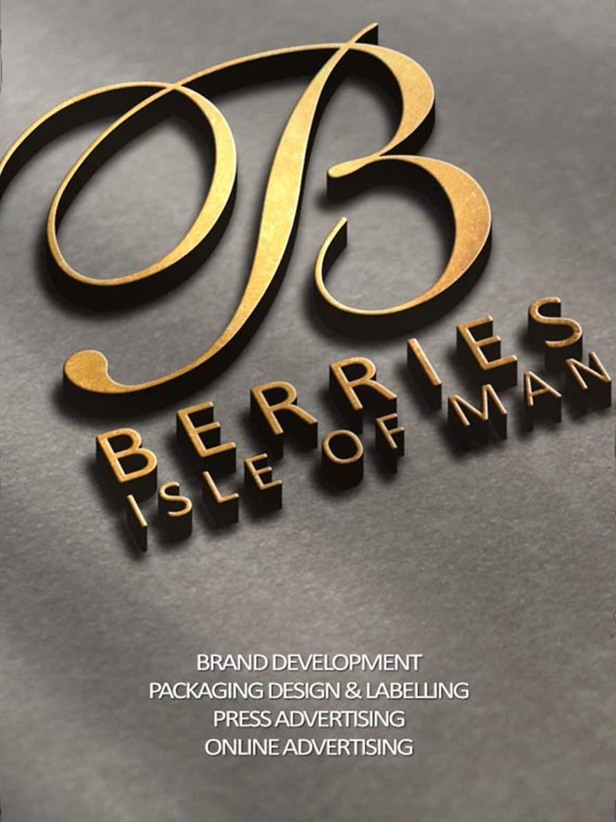 Berries Logo Development Isle of Man